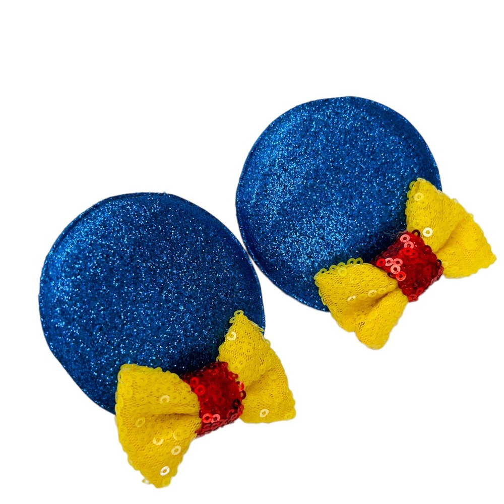 Minnie Mickey Ears Hair Clips Snow White inspired for Girls